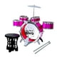 thumbnail image 1 of Bateria Musical Juguete Piso 5 Tambores Niños Fucsia, 1 of 2