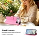 thumbnail image 3 of Funda Billetera Floral en Relieve iphone17 air con Tarjetero y Cremallera Rosa, 3 of 6