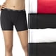 thumbnail image 1 of Pack de 4 bóxers tipo boxer brief de algodón para mujer Hanes, largo medio hasta el muslo, 1 of 7