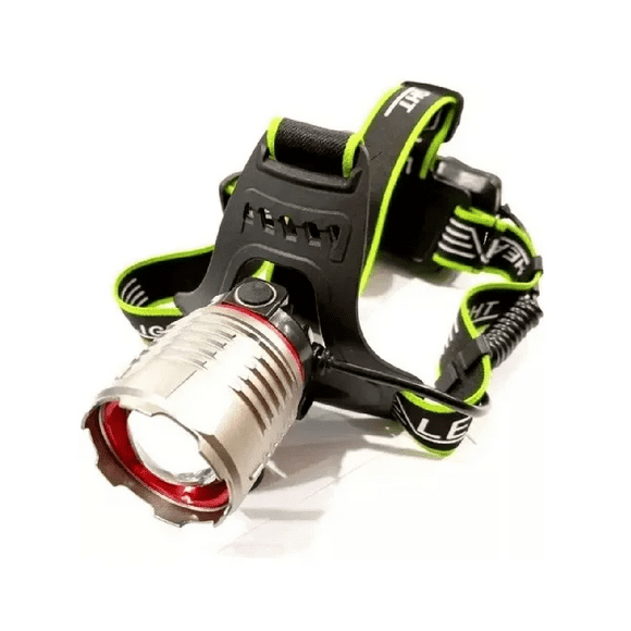 Linterna Led Cintillo Cabeza Led Recargable Luz Rojo Negro