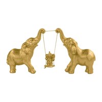 Magideal - Estatua De , Decoración De Mesa, Artesanía, Obra De Arte, Regalo, Colección Creativa, Escultura De Animal, Figura De Resina Para Sala De Estar Estilo B Dorado