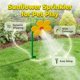 thumbnail image 2 of Aspersor flor girasol giratorio 360° loco baile agua adaptador, 2 of 7