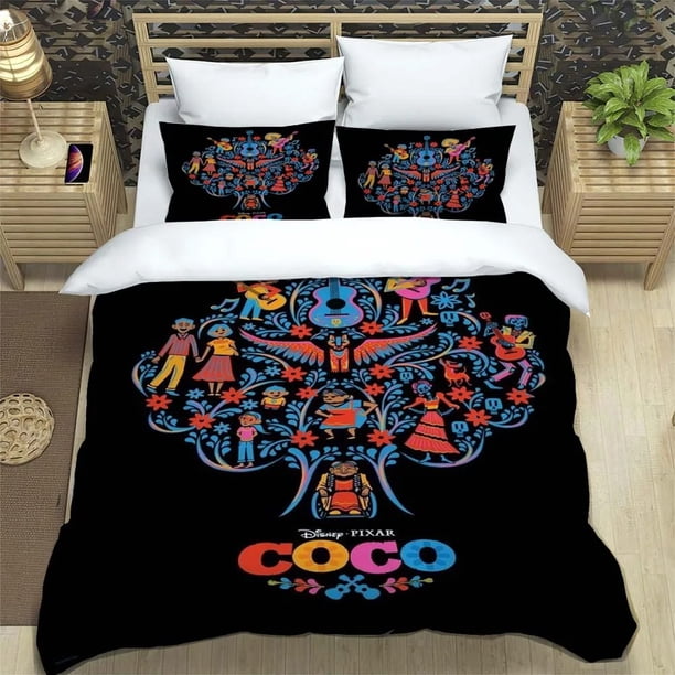 Coco Bedding Sets cartoon Miguel Quilt Cover With Pillowcase Bedclothes Bed Linen For Children's Gift Bed Sheets