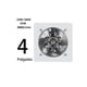 thumbnail image 1 of Extractor De Aire Metálico Industrial 4 Pulgadas 10cm 25w, 1 of 2