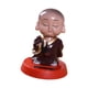 thumbnail image 2 of Adorno De Coche Con Cabeza Agitadora, Estatua Budista Para Sala De Estar, Regalo, Pasillo, Hogar, Monje, Marrón, 2 of 3