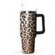 thumbnail image 1 of Vaso Térmico Ceovfoi 1,18 L con Estampado de Leopardo y Asa, 1 of 6