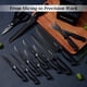 thumbnail image 4 of Juego de cuchillos HENKELIVING para cocina, 14 piezas, con bloque y afilador, 4 of 7