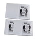 thumbnail image 1 of 50 Alfombrillas De Papel Para Coche, Almohadillas Para Los Pies Para SUV Y Camiones, Color Blanco, Estilo A, 1 of 5