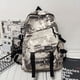 thumbnail image 1 of High School Backpack College Students Sports Style Simple Backpack Graffiti New School Bag Male, 1 of 5