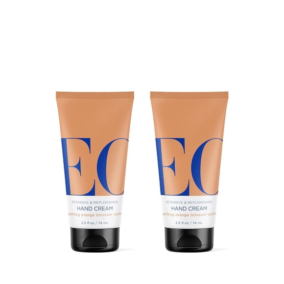 Crema de manos EO de flor de naranjo y vainilla 75 ml (paquete de 2)