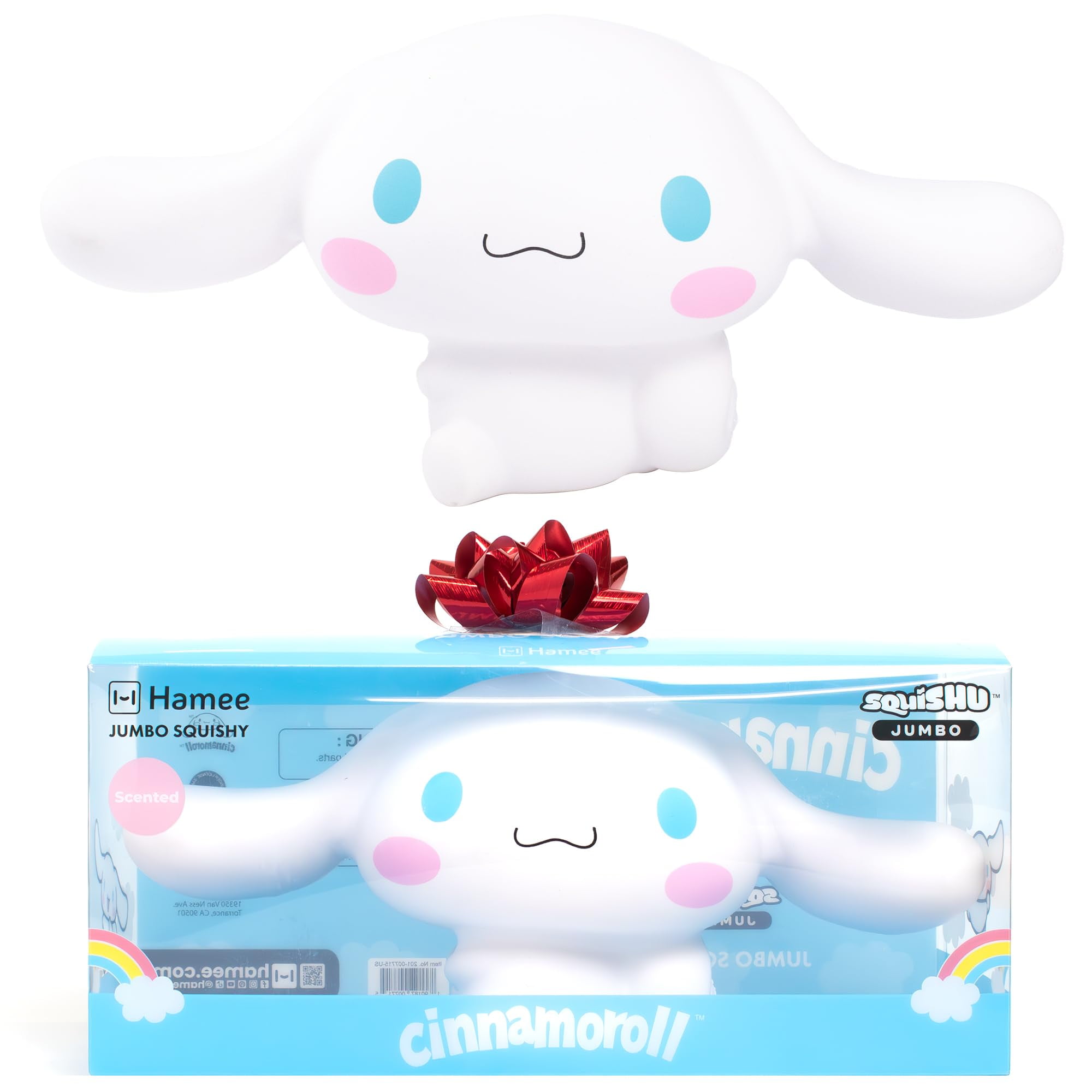 Jumbo Squishy Toy Hamee Sanrio Hello Kitty Cinnamoroll 20th