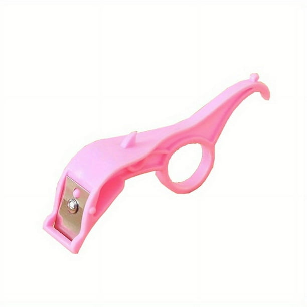 1pc, Portable Fruit Peeler, Stainless Steel Ring Pear Orange Kiwi Peeling Knief, Multi-functional Potato Vegetable Kitchen Dining Tool