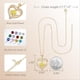 thumbnail image 3 of Collar Love Pendant Con Birthstone Zirconia Y Caja De Regalo, 3 of 5