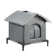 thumbnail image 3 of Casa para Gatos Refugio para El Frío Cubículo para Gatitos Vivienda para Mascotas con Protección Aislante Y Portátil con Cojín Suave Adecuado para Po L, 3 of 5