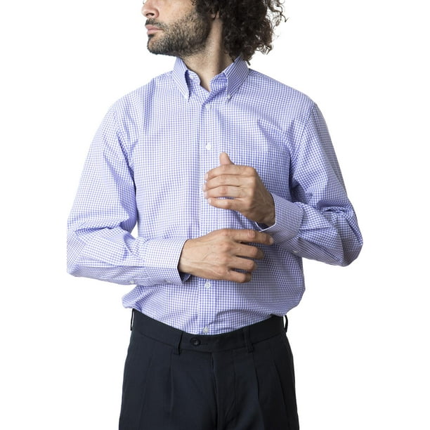 Camisa Premium Fantasía Cuadrillé lila 52