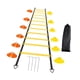 thumbnail image 4 of Equipo de entrenamiento de agilidad para fútbol, ​​10 conos, dispositivo de entrenamiento de velocidad para fútbol, ​​4 estacas de acero para entrenam, 4 of 5