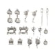 thumbnail image 4 of Surtido De Dijes De Costura Antiguos DIY, Colgantes, Accesorios De Joyería DIY, 16 Uds., 4 of 5