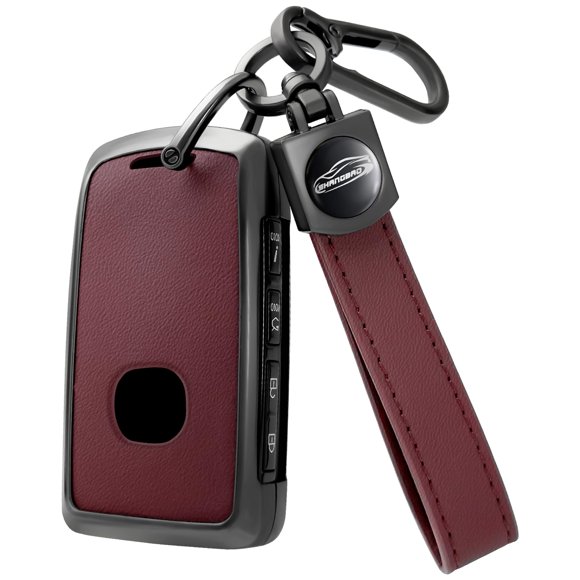 Funda de Llavero BXQATMB para Mazda – Cuero Rojo