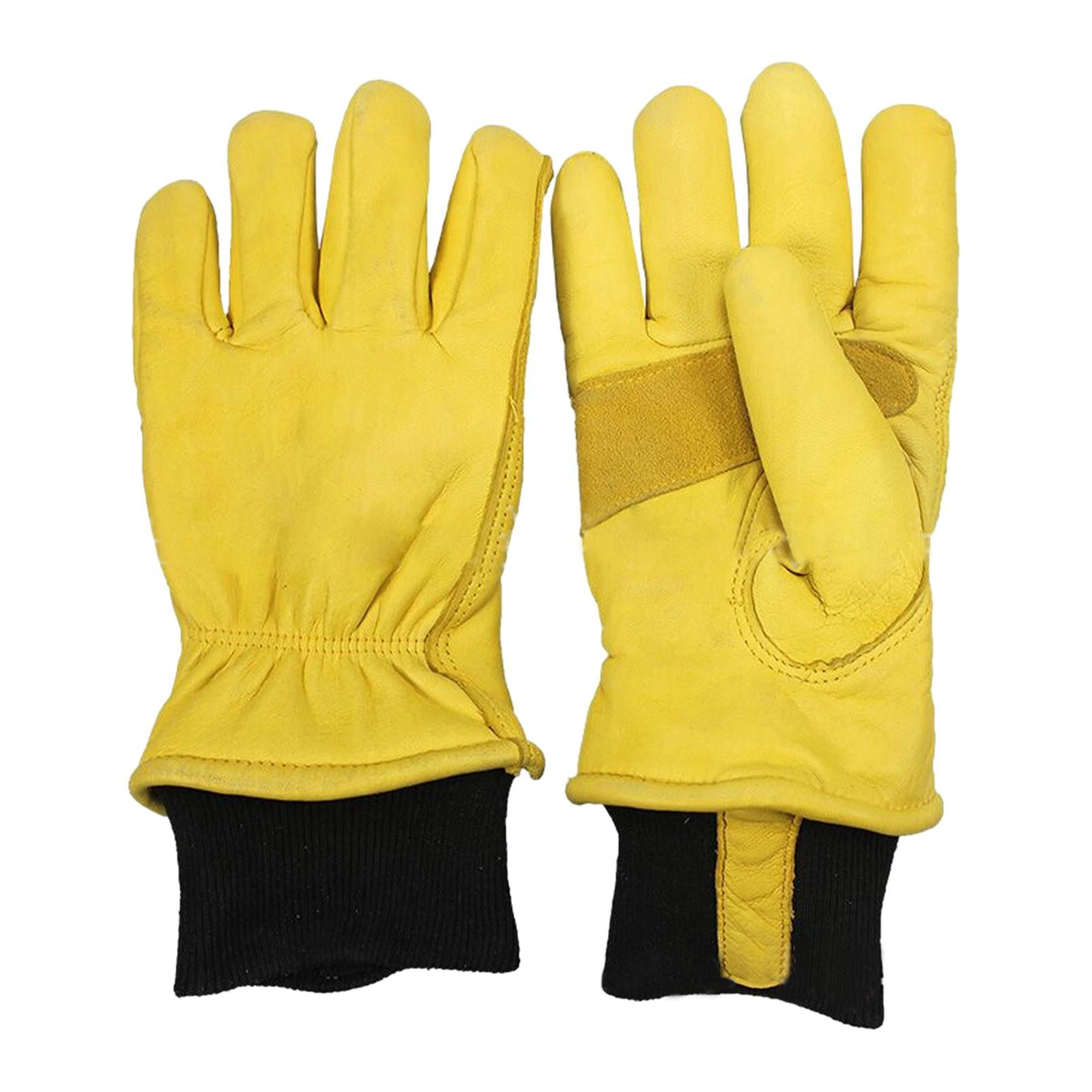Magideal - 2 Guantes De Trabajo Para Hombres, Guantes Térmicos, Guantes Gruesos, Flexibles Y Cálidos, Guantes Para Clima Frío Para Conducir, Trabajar, Ganadería,