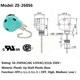 thumbnail image 3 of Interruptor de ventilador de techo Zing Ear ZE-268S6, control de 3 velocidades y 4 cables, 3 of 7