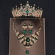 thumbnail image 1 of 3pcs Elegant Crystal Bridal Jewelry Set - Rhinestone Tiara Crown, Necklace, and Earrings - Perfect for Weddings and Special Occasions, 1 of 5