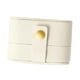 thumbnail image 4 of Caja De Anillos Bandeja De Almacenamiento De Anillos De PU Duradera Multipropósito Portátil Para Broche Blanco, 4 of 5