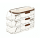 thumbnail image 1 of Organizador De Huevo Automatico 3 Niveles Dispensador Nevera Transparente, 1 of 3