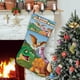 thumbnail image 1 of La Tierra Antes del Tiempo Tema: Calcetines de Navidad, fino lino blanco para colgar en escaleras y chimenea, decoración navideña para el hogar, regalo de Navidad.54cm×38cm, 1 of 5
