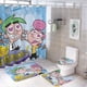 thumbnail image 1 of Juego de Cortina de Ducha 4 Piezas Los Padrinos Mágicos Desmarcar, 1 of 6