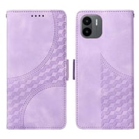 Carcasa Foxdock Xiaomi Redmi A2 4G De Cuero Pu, Diseño Acolchado Clásico, Protección Contra Caídas Y Rayones