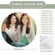 thumbnail image 2 of Las chicas Gilmore-theme Fitted Round Tablecloths Elastic Edged Table Covers Waterproof Table Cloth for Kitchen Holiday Party Tables Decor 120cm, 2 of 6