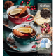 thumbnail image 3 of Juego de tazas de porcelana con platillos y cucharas 8 oz..., 3 of 3