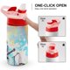 thumbnail image 4 of Los Colores InterioresBotella de Agua con Tapa Pop Top de Un Toque, Acero Inoxidable, a Prueba de Fugas, para Deportes, Botella Infantil rosa 12 oz, 4 of 6