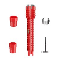 Ioensy - Llave De Fregadero, Herramienta De Plomería Multiusos Para Cestas Coladoras, Inodoro, Cocina