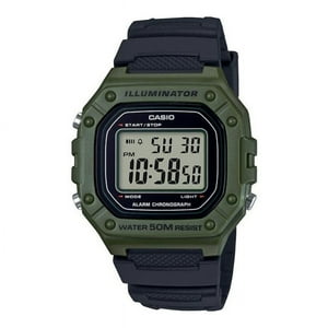 Reloj Digital Verde Casio W-218H-3Av