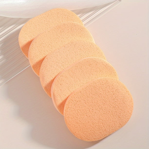 Gentle Daily Facial Cleansing & Exfoliating - Reusable Puff Sponge Removes Dead Skin, Dirt & Makeup