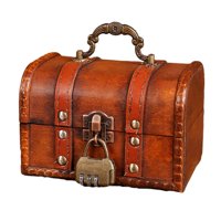 Magideal - Organizador De Joyero, Vitrina De Joyería, Caja Decorativa De Joyería Rectangular, Caja De Baratija, Caja De Almacenamiento De Joyería Para Anillos , Estilo C