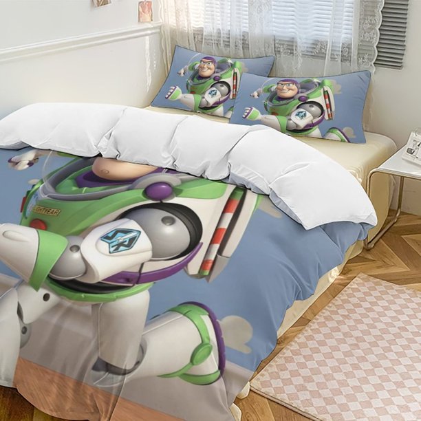 Toy StoryCartoon Collection 3-Piece Comforter Set, Personalized Bedding Decor for Kids And Teens Bed Sheets