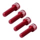 thumbnail image 3 of 4pcs Carretera Bicicleta Manillar Tallo Tornillo Aleación De Aluminio M5 * 17 Mm Pernos Rojo, 3 of 3