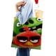 thumbnail image 4 of Angry Birds Bolso de tela con estampado de lienzo para mujer, bolsa de compras reutilizable y estética, con cremallera interior, regalo para mujer,40*45cm., 4 of 6