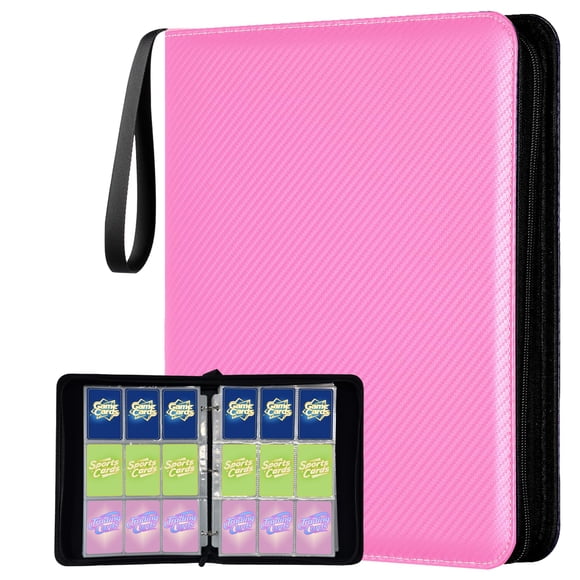 Carpeta para cartas BOMOKS de 1080 cartas, 60 fundas dobles, PU