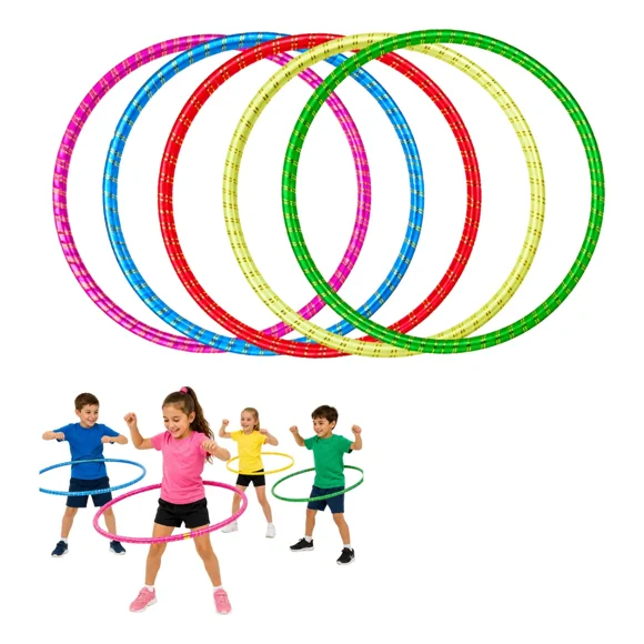 Set 5 Aros Ula Ula Infantil 50 cm para Juegos y Motricidad