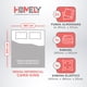 thumbnail image 3 of Juego de sabanas King Homely 100 GSM Suave 4 Piezas, 3 of 10