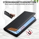 thumbnail image 4 of Funda Tipo Cartera de Cuero Sintético para Samsung Galaxy A34 5G Bloqueo RFID, con Ranuras para Tarjetas y Bolsillo para Efectivo, Cierre Magnético Fuerte Negro, 4 of 6