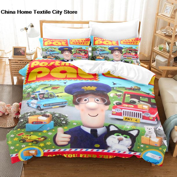 Popular cute courier Pat Bedding Set Single Double King Bed Set Children's Bedroom Duvet Set 3Bed Sheets