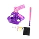 thumbnail image 4 of Máquina De Lanzamiento De Batte Con 4 Softbolas Y Bate Para Niños Violet De 3 A 5 Años, 4 of 5