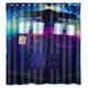 thumbnail image 1 of Cortina de ducha de Doctor Who, juego de cortina de baño con ganchos, tamaño 66 x 72 pulgadas, 1 of 3