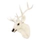 thumbnail image 4 of 3D Deer Head Cornamentas Arte De La Pared Estatua Pegatinas Decoración Del Hogar Blanco Negro, 4 of 5