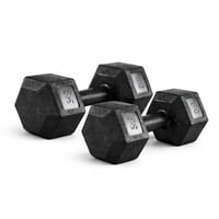 Genérica - Mancuernas 5Kg X2 Hexagonales Pvc 10Kg Total