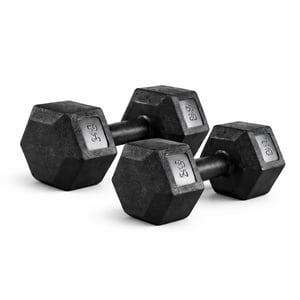 Genérica - Mancuernas 5Kg X2 Hexagonales Pvc 10Kg Total